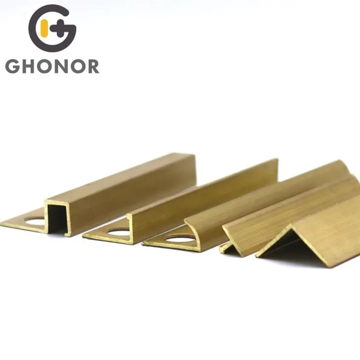 brass tile edge trim